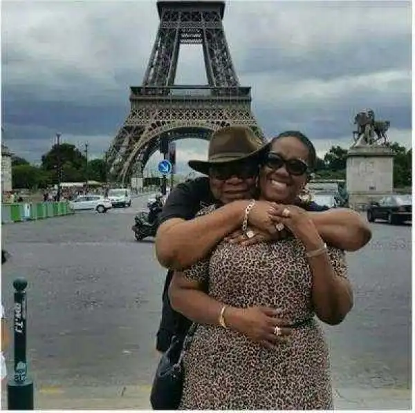 Ex Oyo State Governor Alao Akala Shows Off PDA With His Wife In Paris